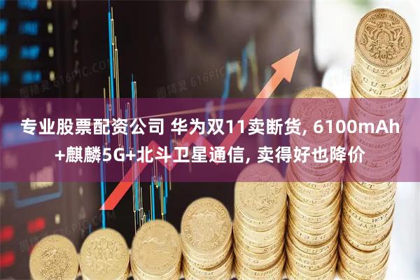 专业股票配资公司 华为双11卖断货, 6100mAh+麒麟5G+北斗卫星通信, 卖得好也降价